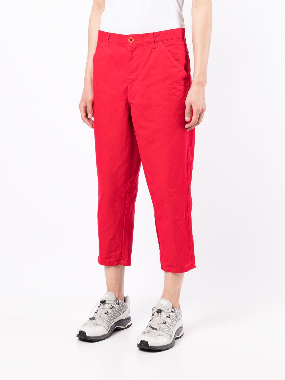 фото Comme des garçons shirt mid-rise cropped trousers