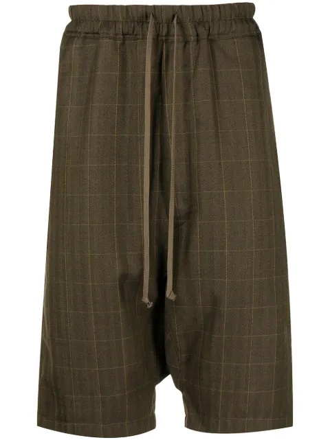Junya Watanabe MAN شورت كاروهات بحجر منسدل