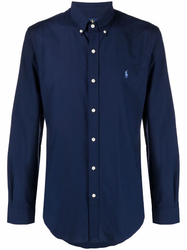 navy blue polo ralph lauren shirt