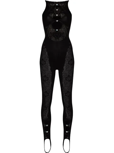 POSTER GIRL Janice cutout lace jumpsuit