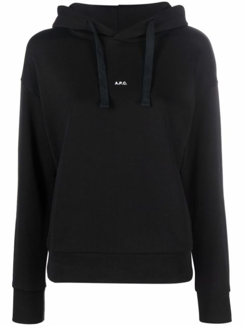 A.P.C. Christaina logo-print hoodie Women