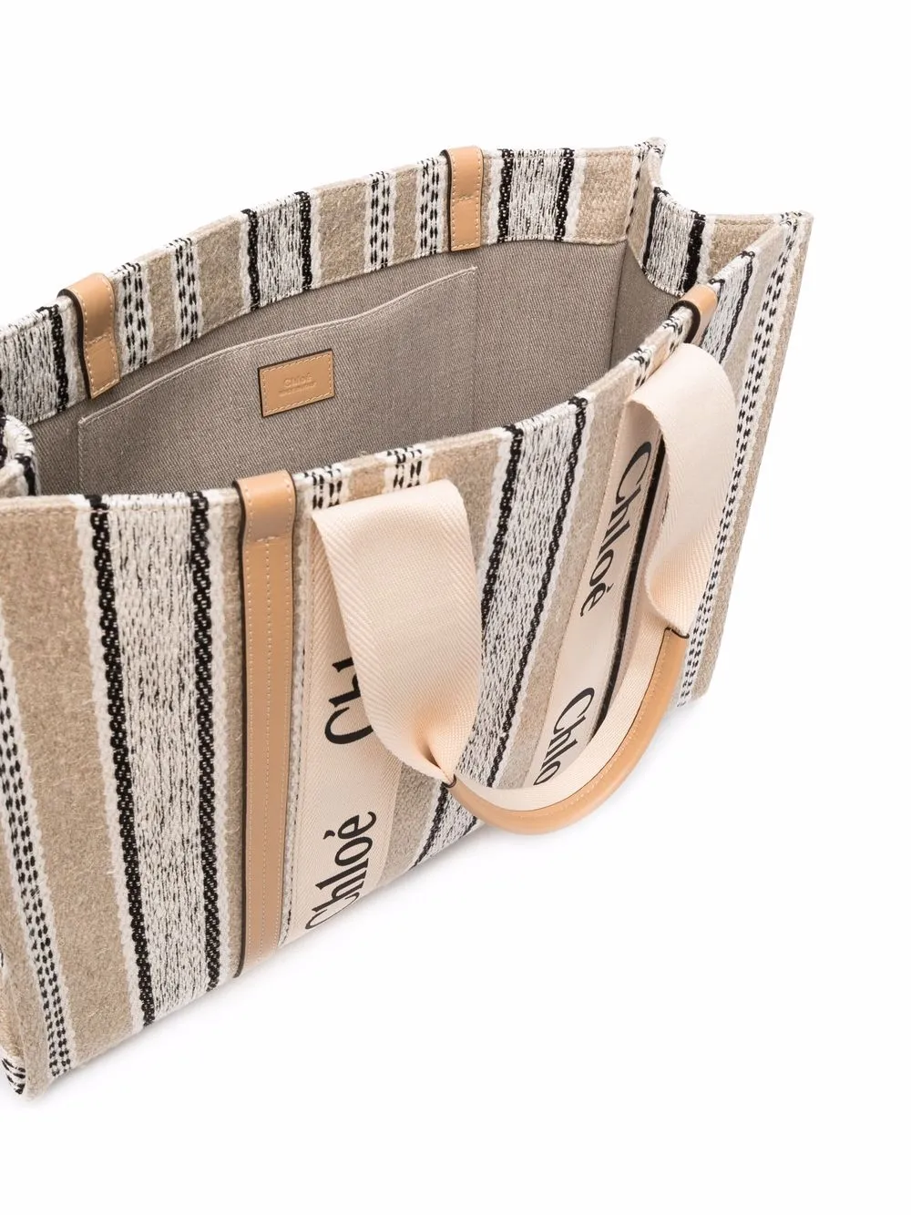 фото Chloé сумка-тоут с логотипом