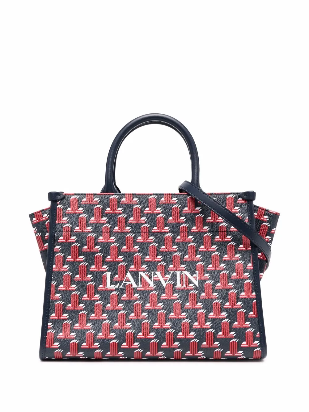 

Lanvin logo-print tote bag - Blue