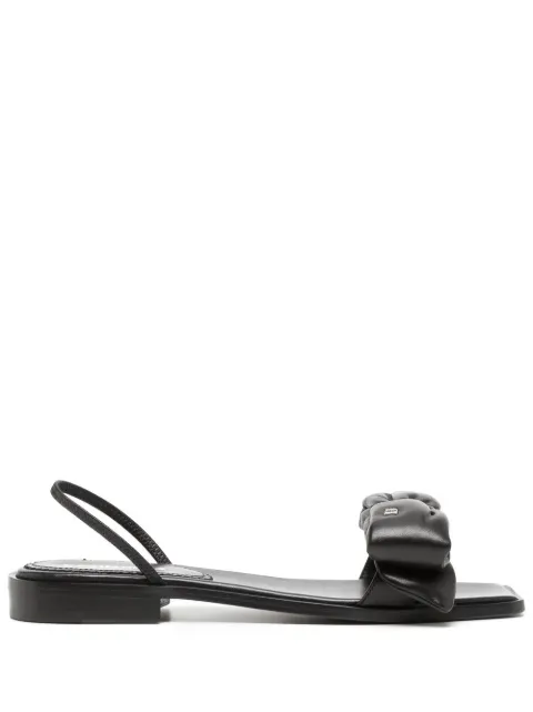 Dsquared2 leather bow sandals