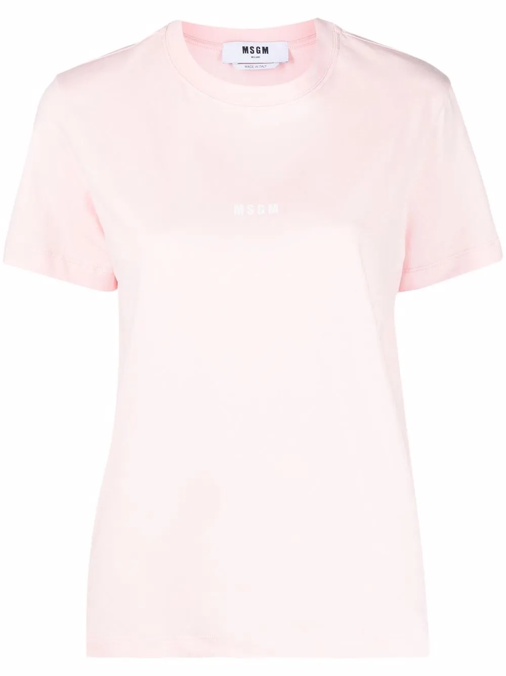 

MSGM playera con logo estampado - Rosado