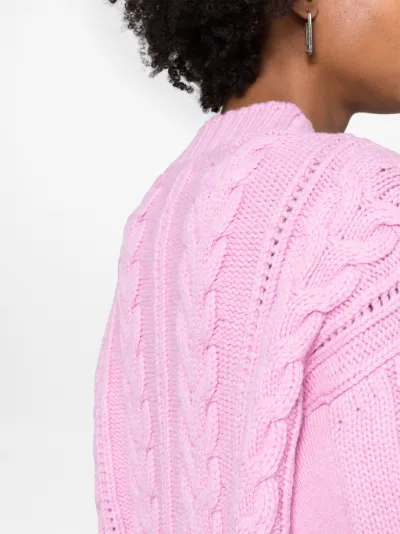 Sale Alexander McQueen cable-knit 