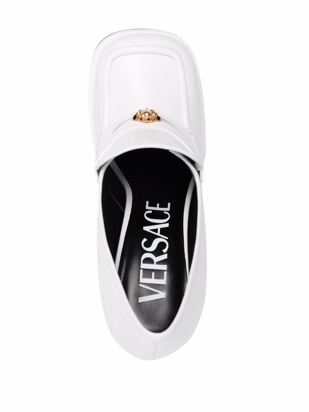 фото Versace лоферы intrico на платформе