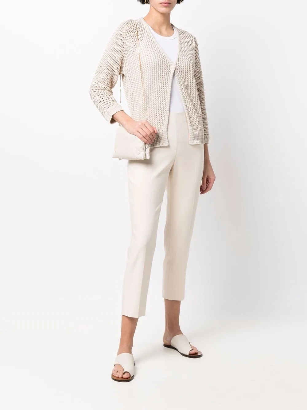 Peserico Cropped broek - Beige