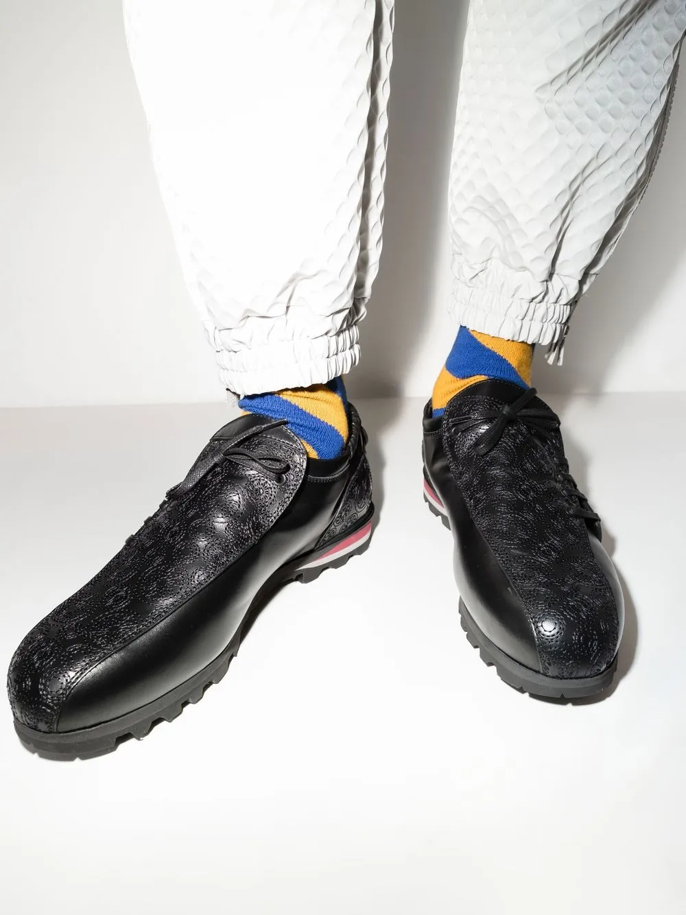 Haidu leather lace-up shoes