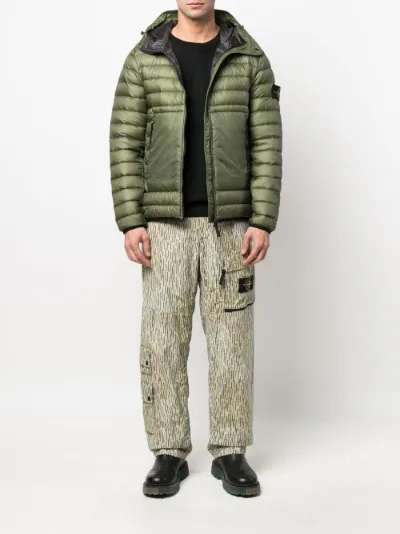 Stone Island Compass-logo padded jacket 