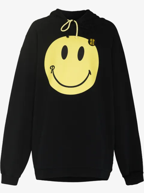 Raf Simons худи оверсайз из коллаборации со Smiley