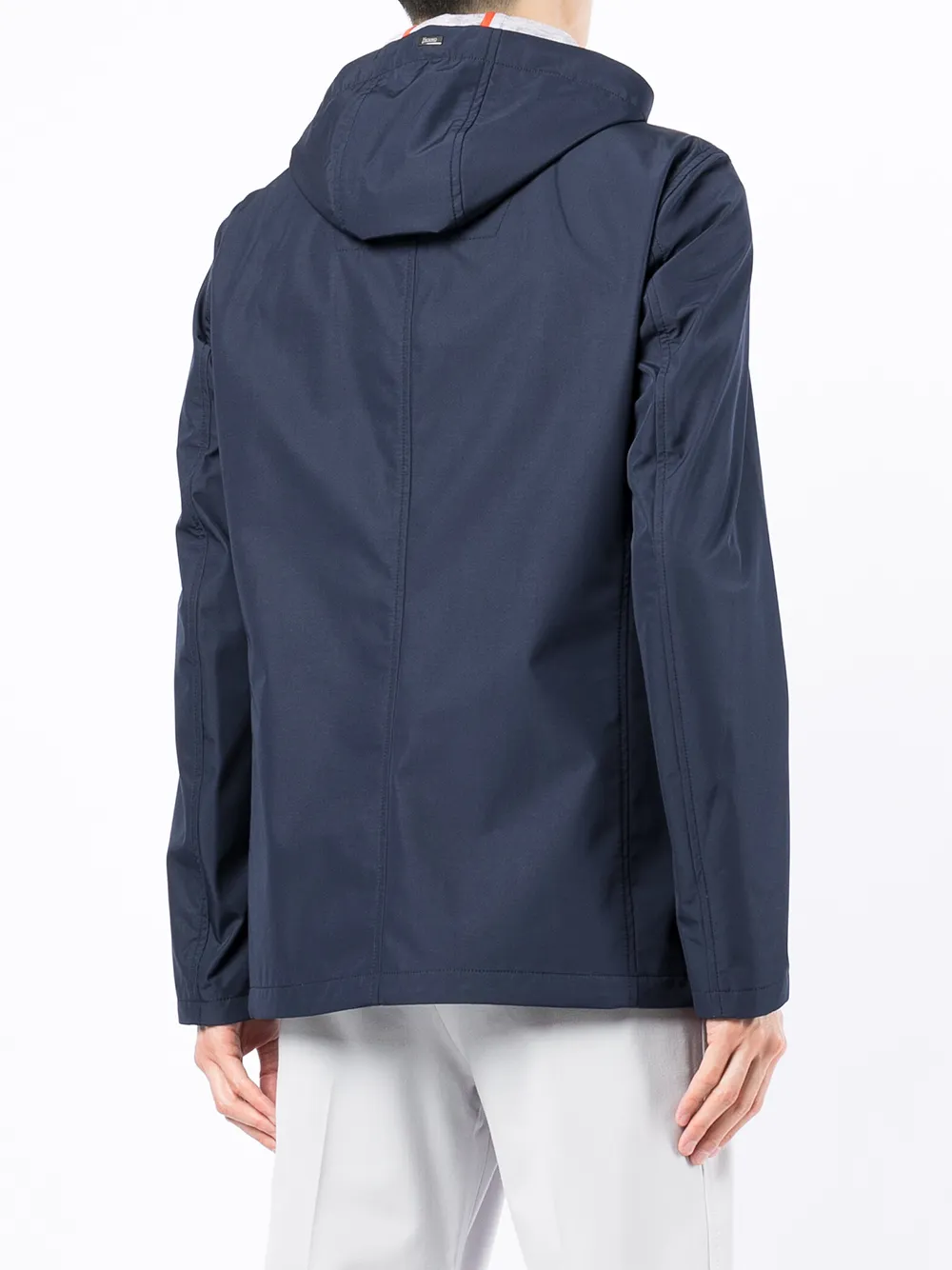 Herno Jack met capuchon Blauw