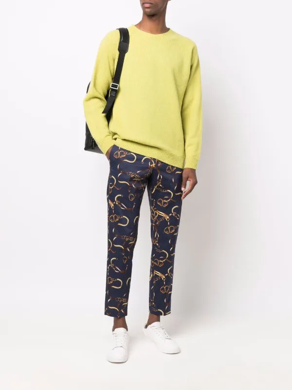 PT TORINO Chain link-print Cropped 