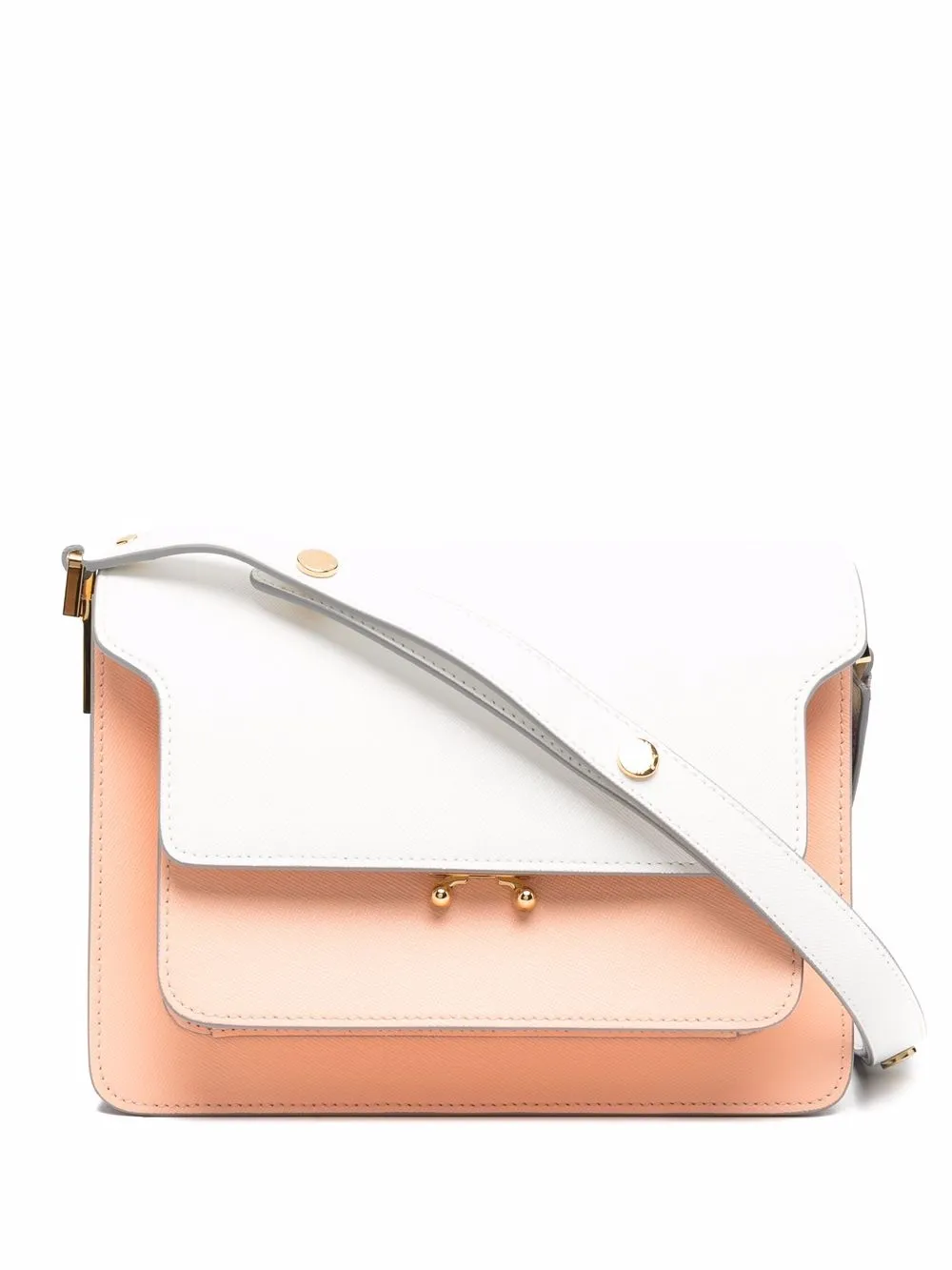 

Marni bolsa crossbody Trunk - Blanco