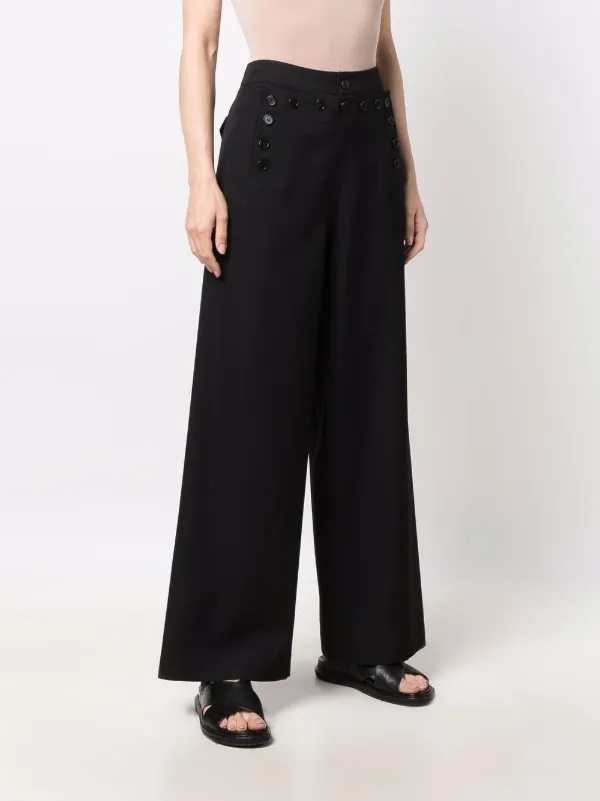 Marni Pantalones Palazzo Con Botones - Farfetch