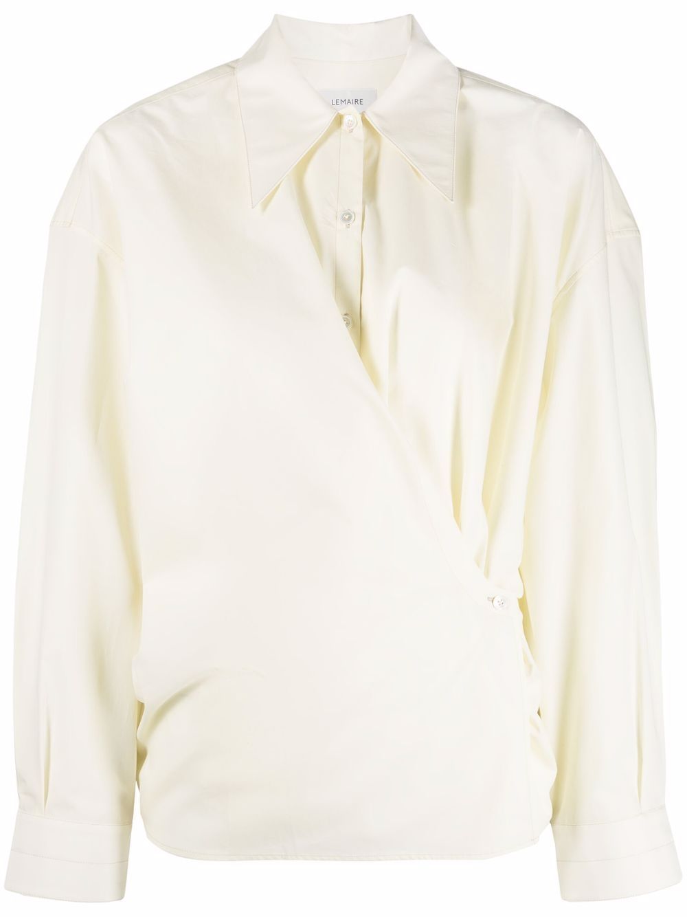 фото Lemaire side fastening wrap shirt