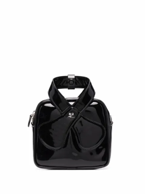 Courrèges  Loop leather tote bag
