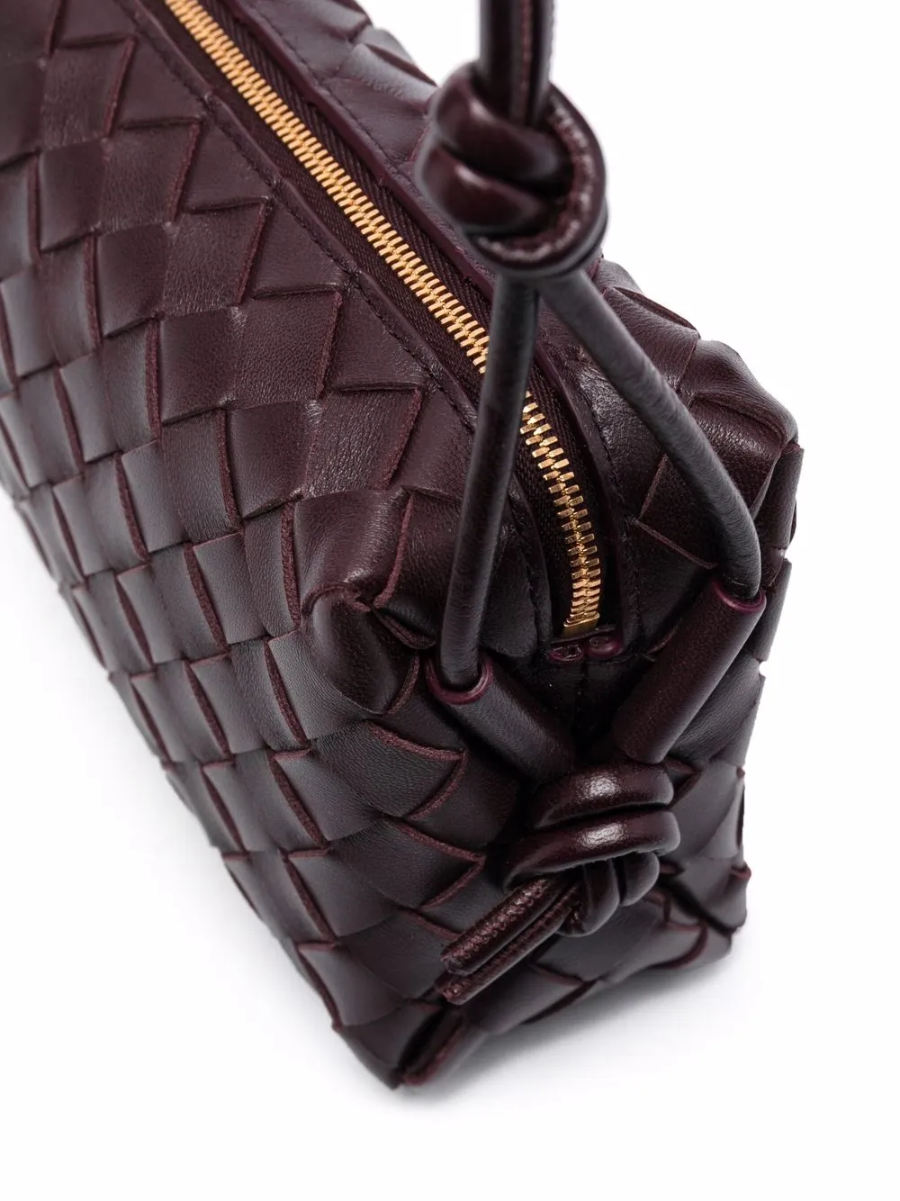 фото Bottega veneta мини-сумка через плечо с плетением intrecciato