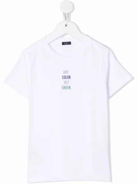 Il Gufo slogan cotton T-shirt