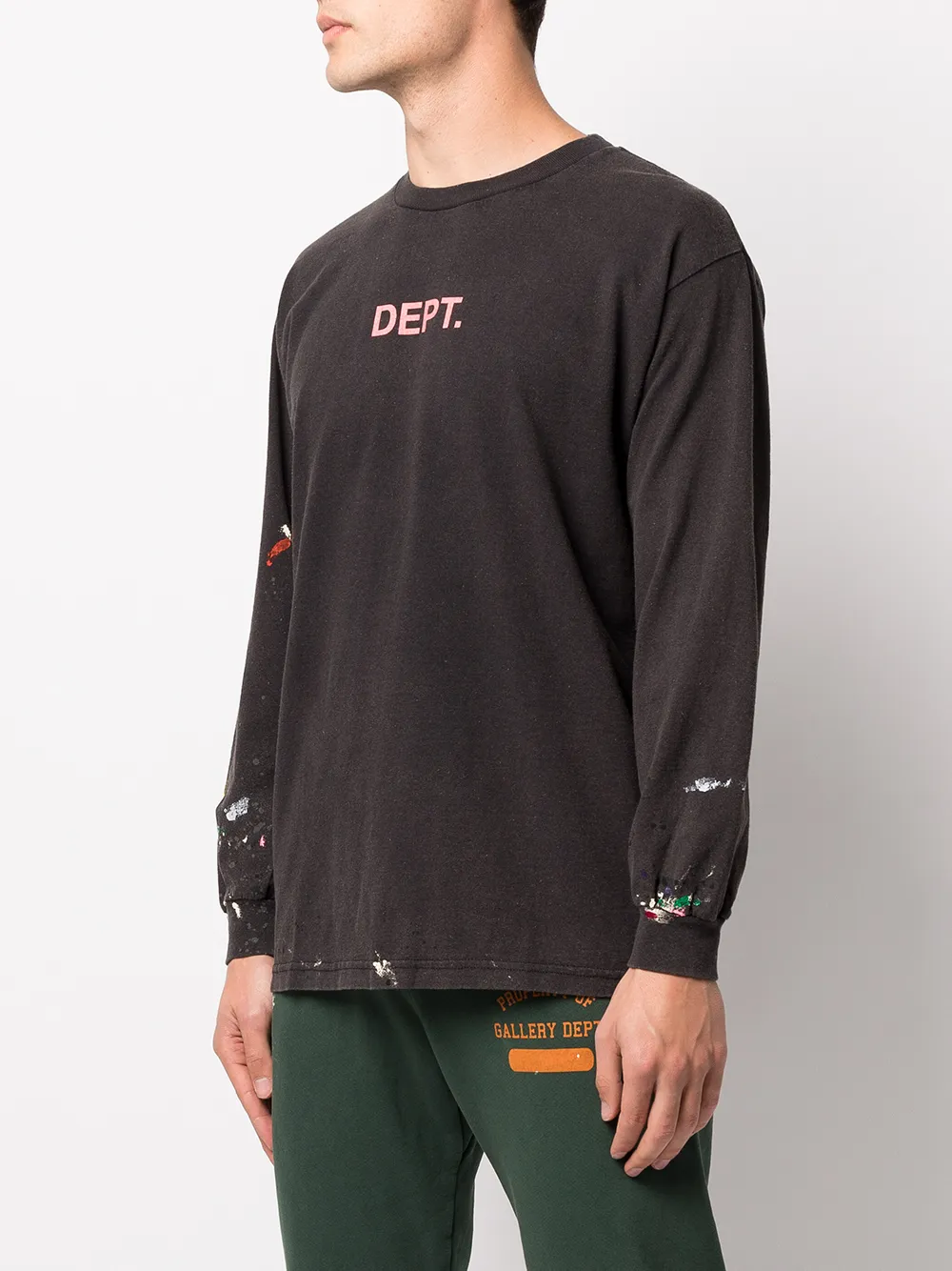 GALLERY DEPT. paint-splatter long-sleeve T-shirt - Farfetch