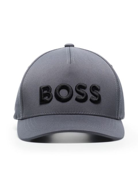 BOSS embroidered logo baseball cap