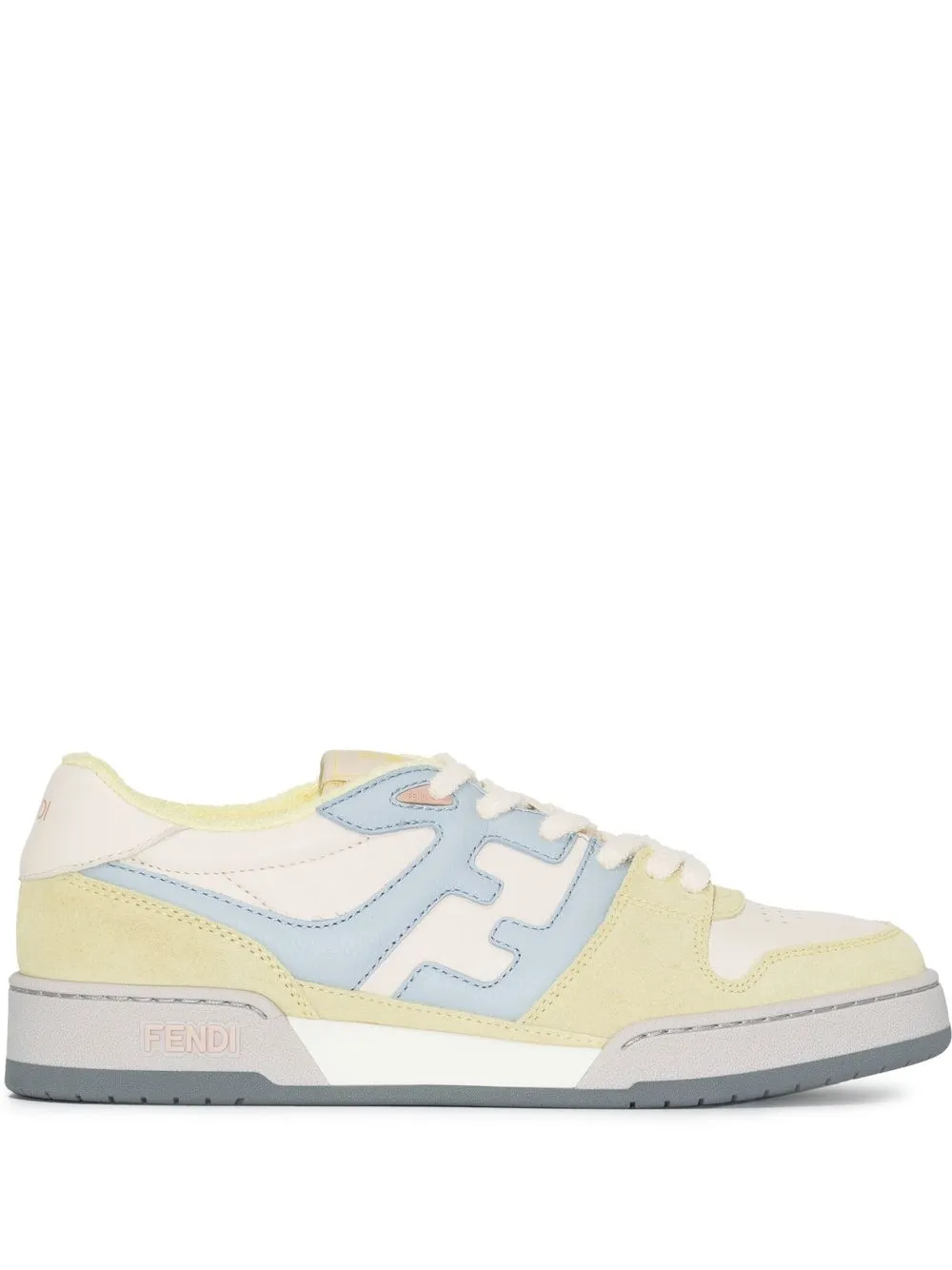 Fendi Match Sneaker In Yellow