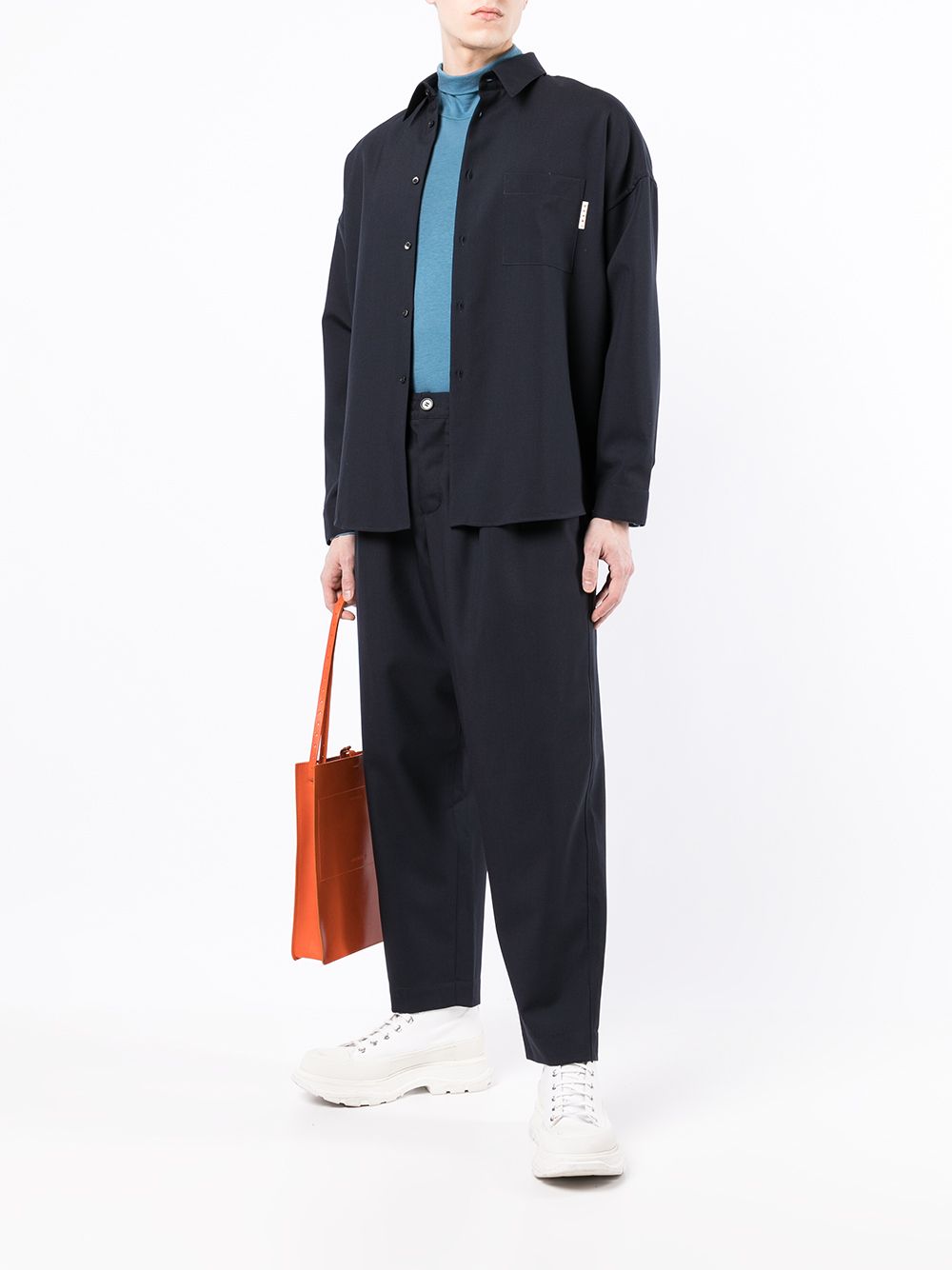 Image 2 of Marni cropped tapered trousers