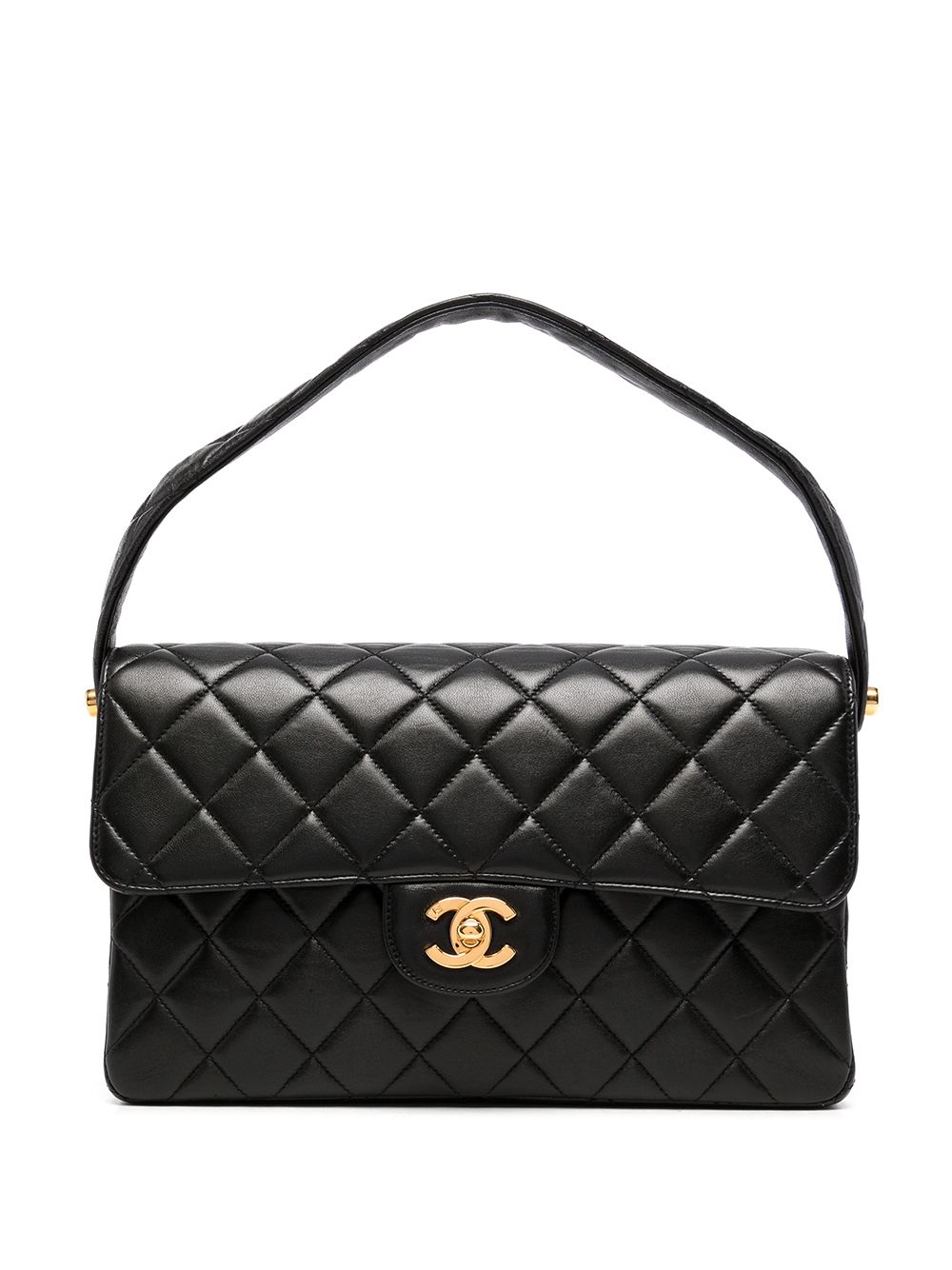 CHANEL Pre-Owned 1995 Medium Both Sides CC turn-lock Handbag - Farfetch