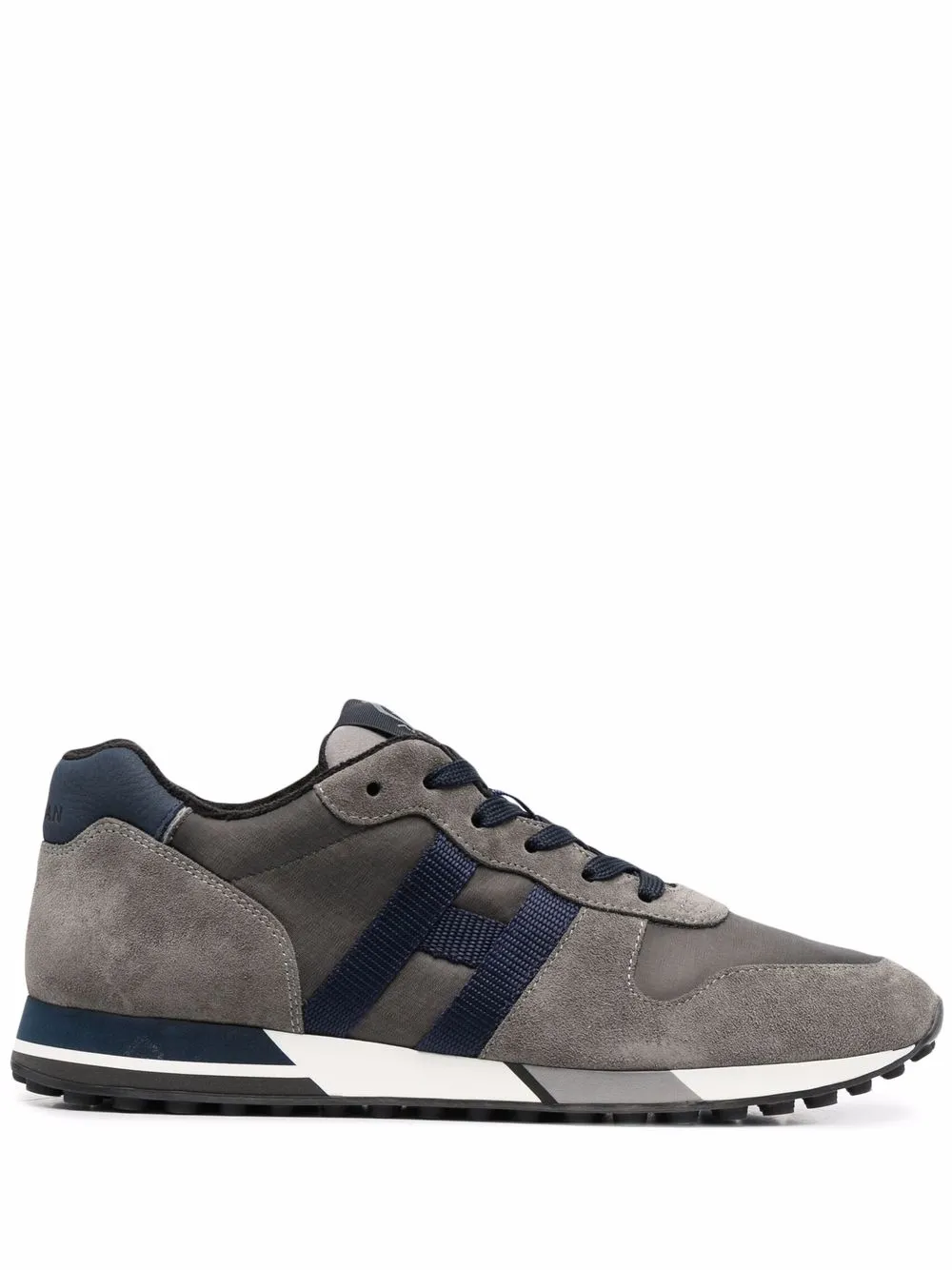 

Hogan panelled suede sneakers - Grey