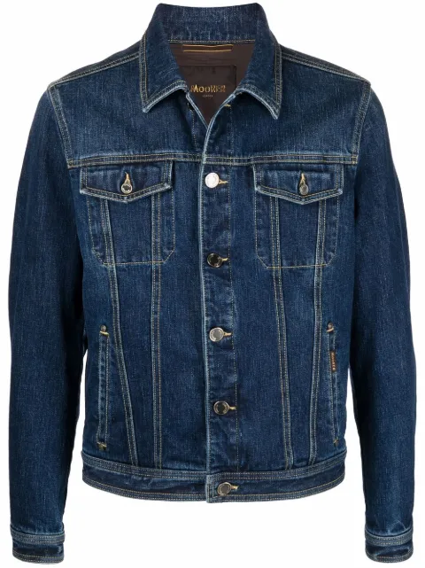 Moorer long-sleeve denim jacket 