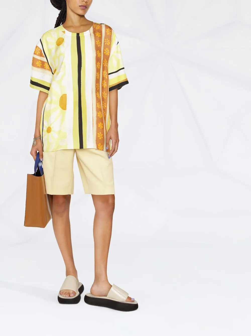 Marni Top met print - Geel