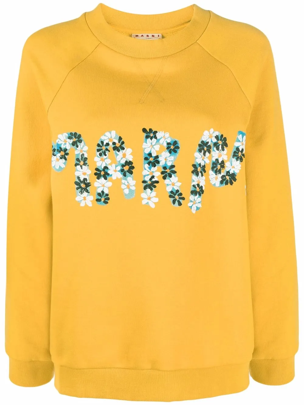 

Marni sudadera con logo estampado - Amarillo