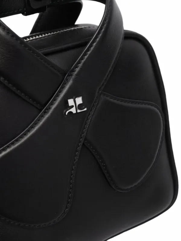 Courrèges Loop Tote Bag | Black | FARFETCH