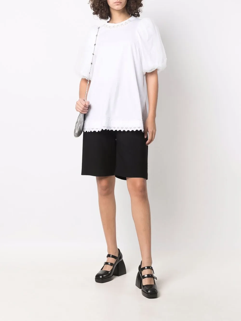 Simone Rocha Gelaagde blouse - Wit
