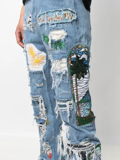 Four Seasons distressed jeans | Who 