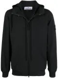 Stone Island Compass-patch hooded jacket - Black