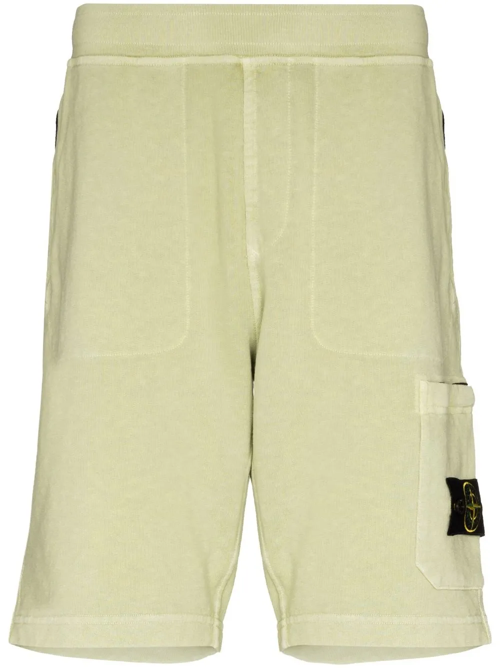 

Stone Island shorts deportivos con parche del logo - Verde