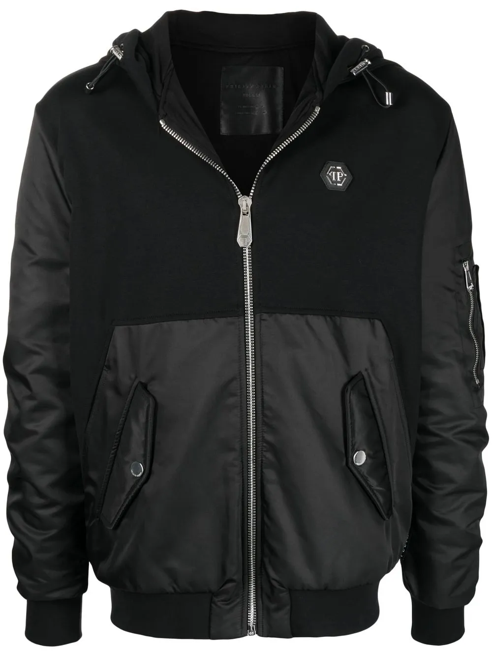 

Philipp Plein hoodie con logo estampado - Negro