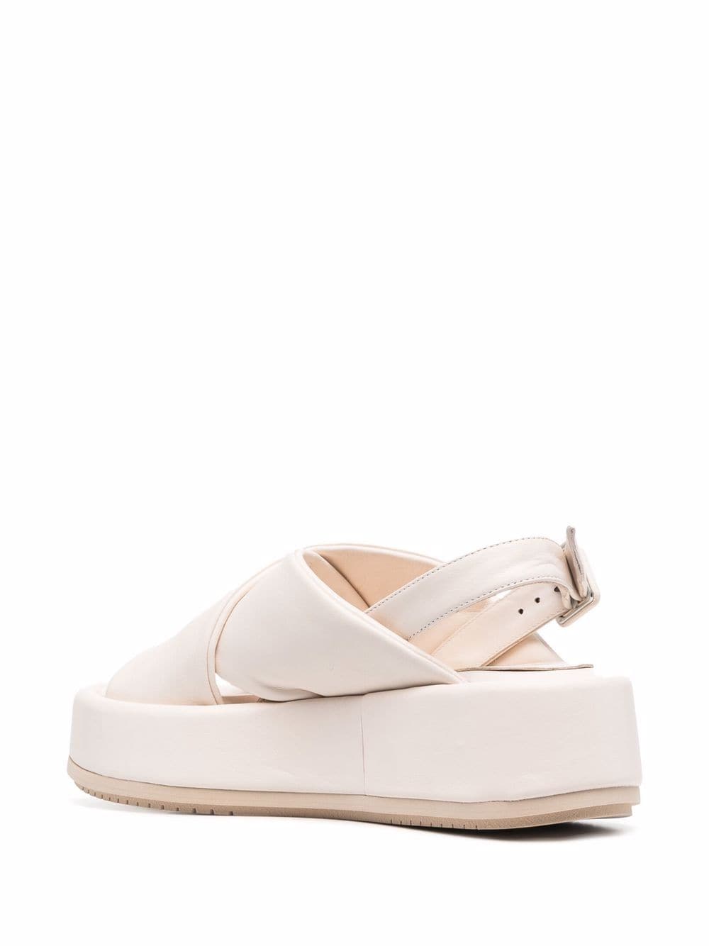 Paloma Barceló crossover-strap Leather Sandals - Farfetch