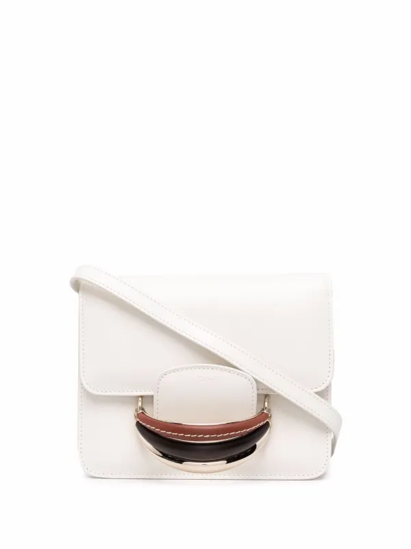 【CHLOE】KATTIE SHOULDER BAG Chloé Kattie Leather Cross Body Bag | Neutrals | FARFETCH
