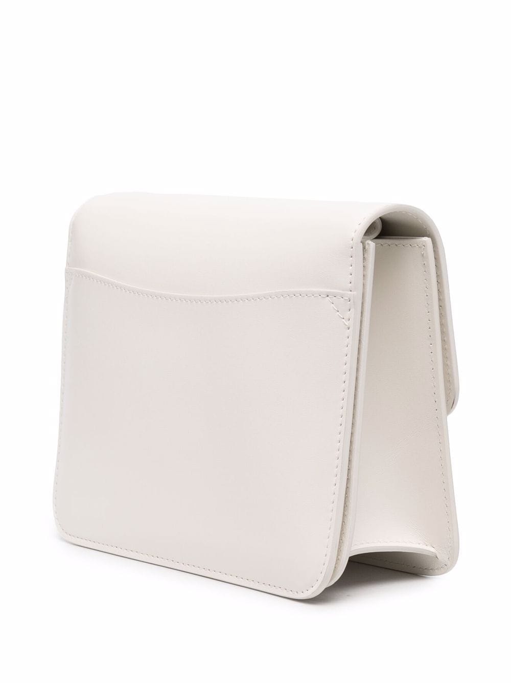 Shop Chloé Katie Leather Shoulder Bag In White