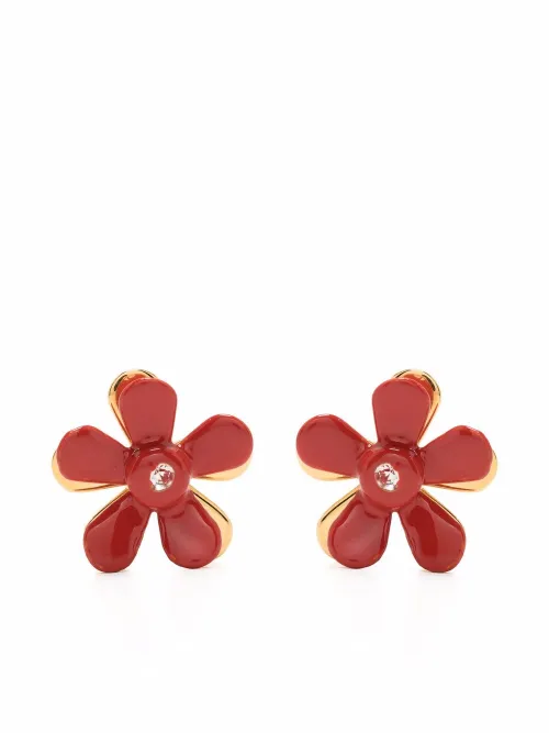 Puces d'oreilles à appliqué fleur - Marni - Modalova