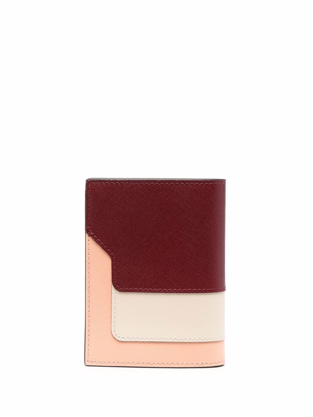 Marni Portemonnee met colourblocking - Beige