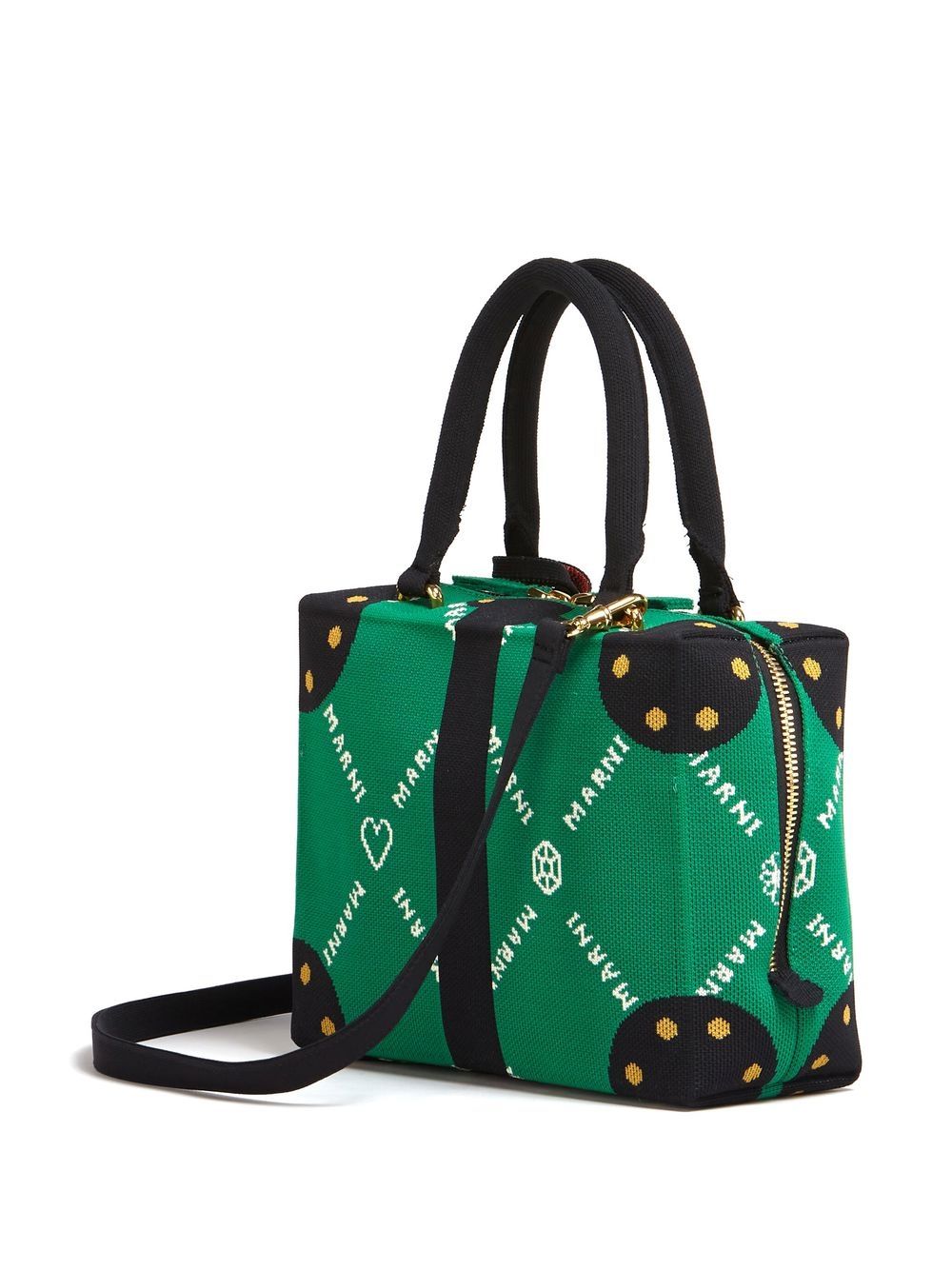 Cheap Marni monogram buckle-print bag Women