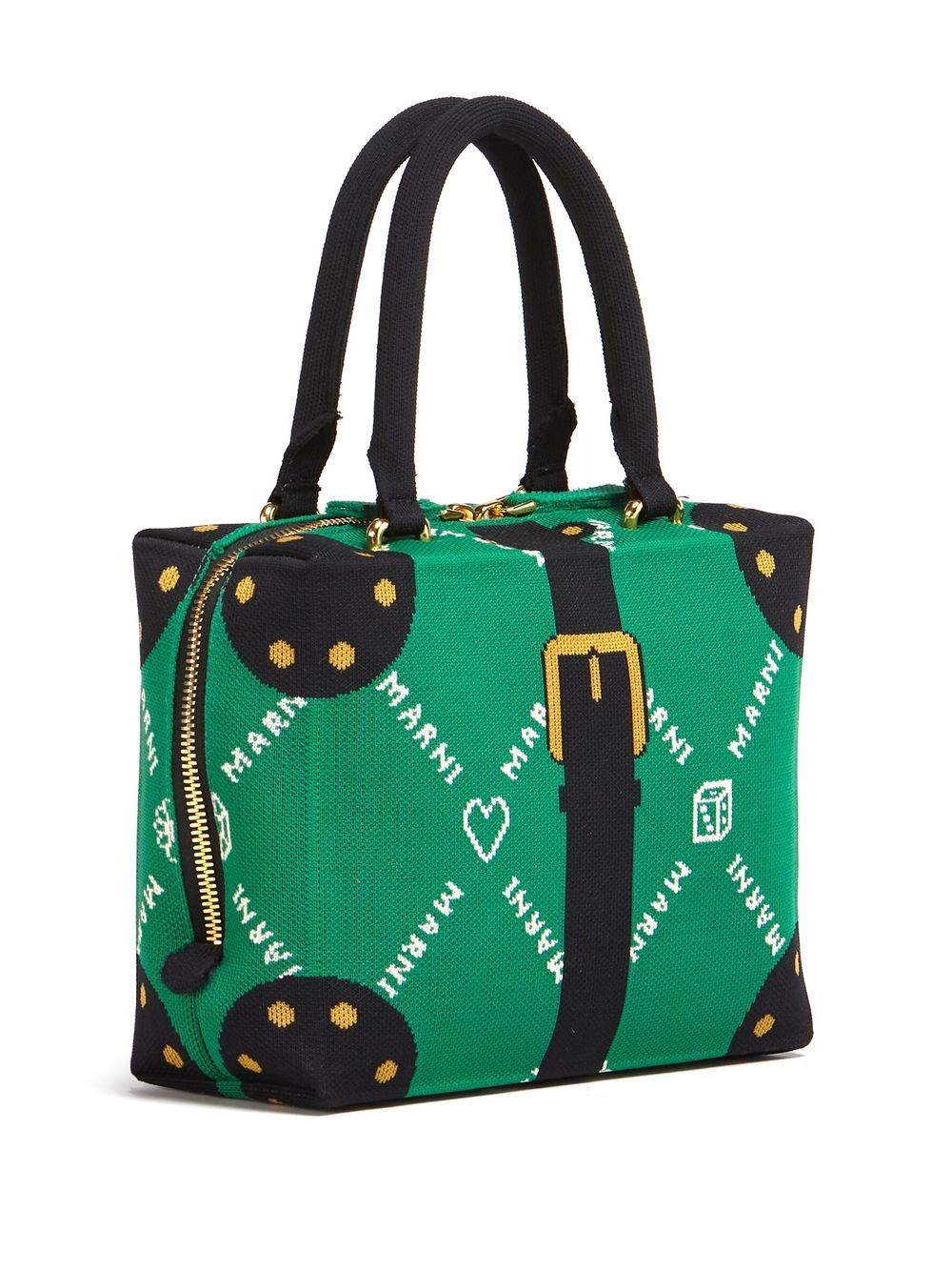 Cheap Marni monogram buckle-print bag Women