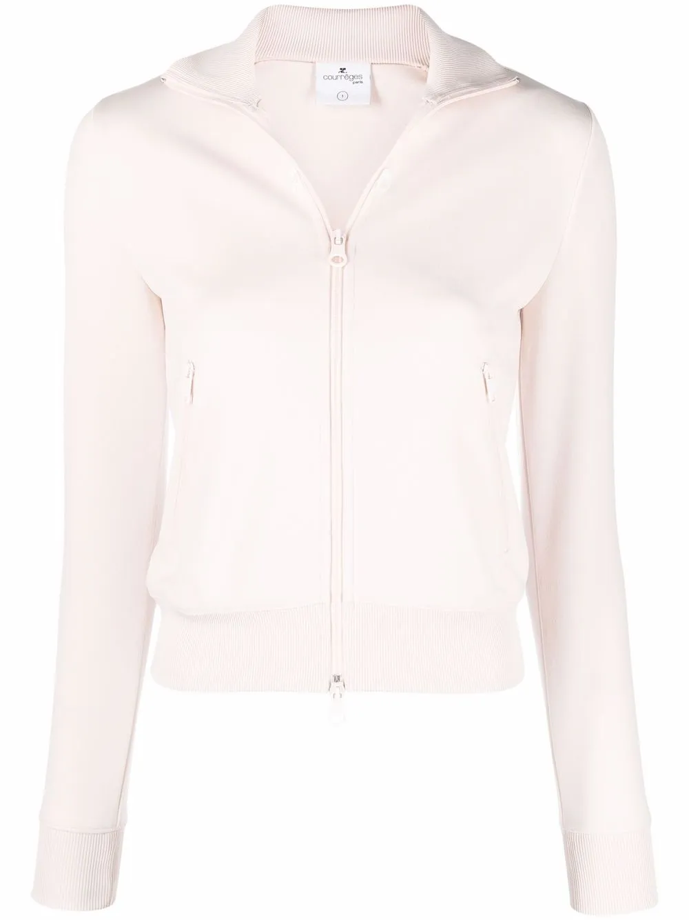 Courrèges veste à fermeture zippée - Rose