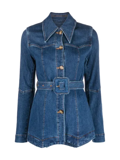 Maeve belted denim jacket | Rejina Pyo 