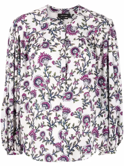 ISABEL MARANT Brunille floral-print blouse