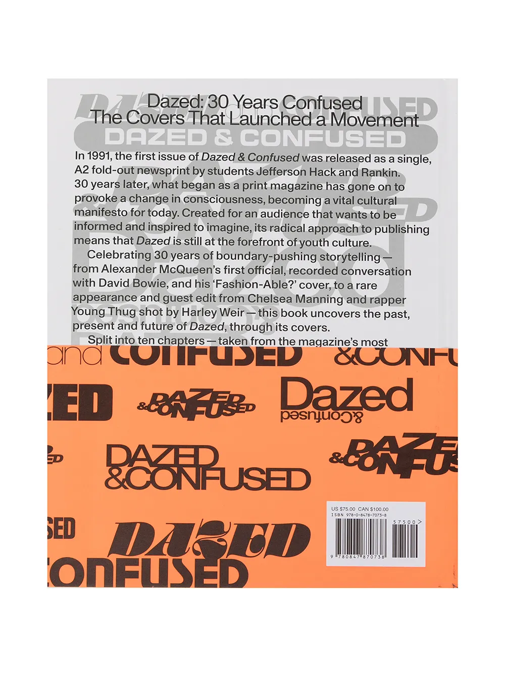 фото Rizzoli книга dazed: 30 years confused: the covers