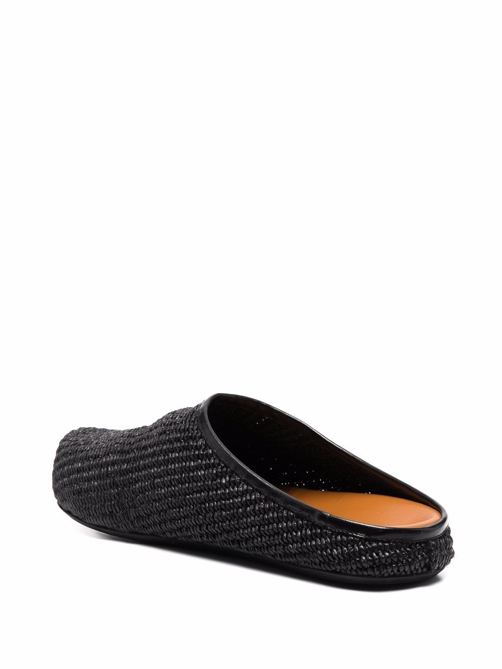 Marni fur-trimmed Sabot Slippers - Farfetch